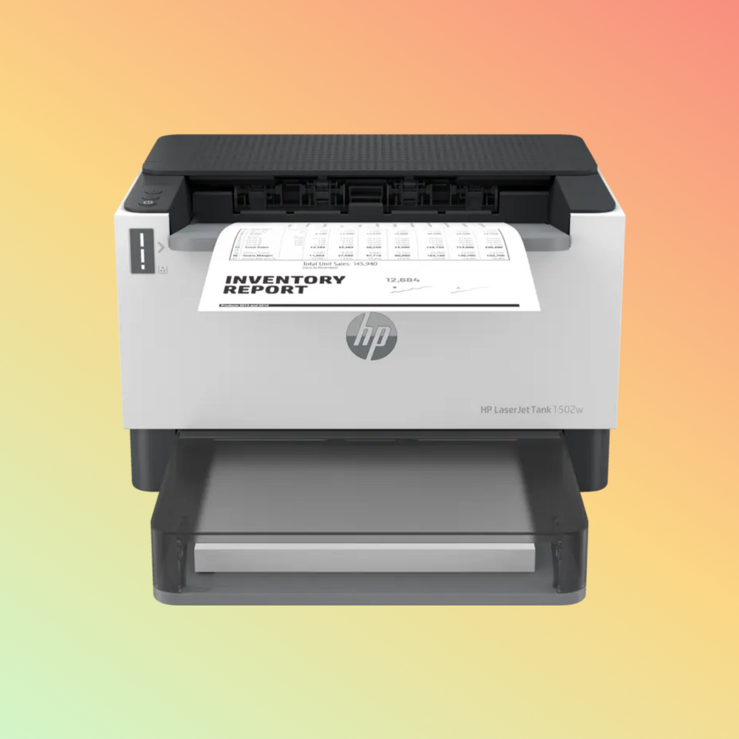 HP LaserJet Tank 1502W Printer - Wireless, A4, Print, 23 ppm, 600 x 600 dpi Resolution, 25,000 Pages Duty Cycle