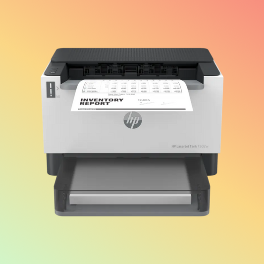 HP LaserJet Tank 1502W Printer - Wireless, A4, Print, 23 ppm, 600 x 600 dpi Resolution, 25,000 Pages Duty Cycle