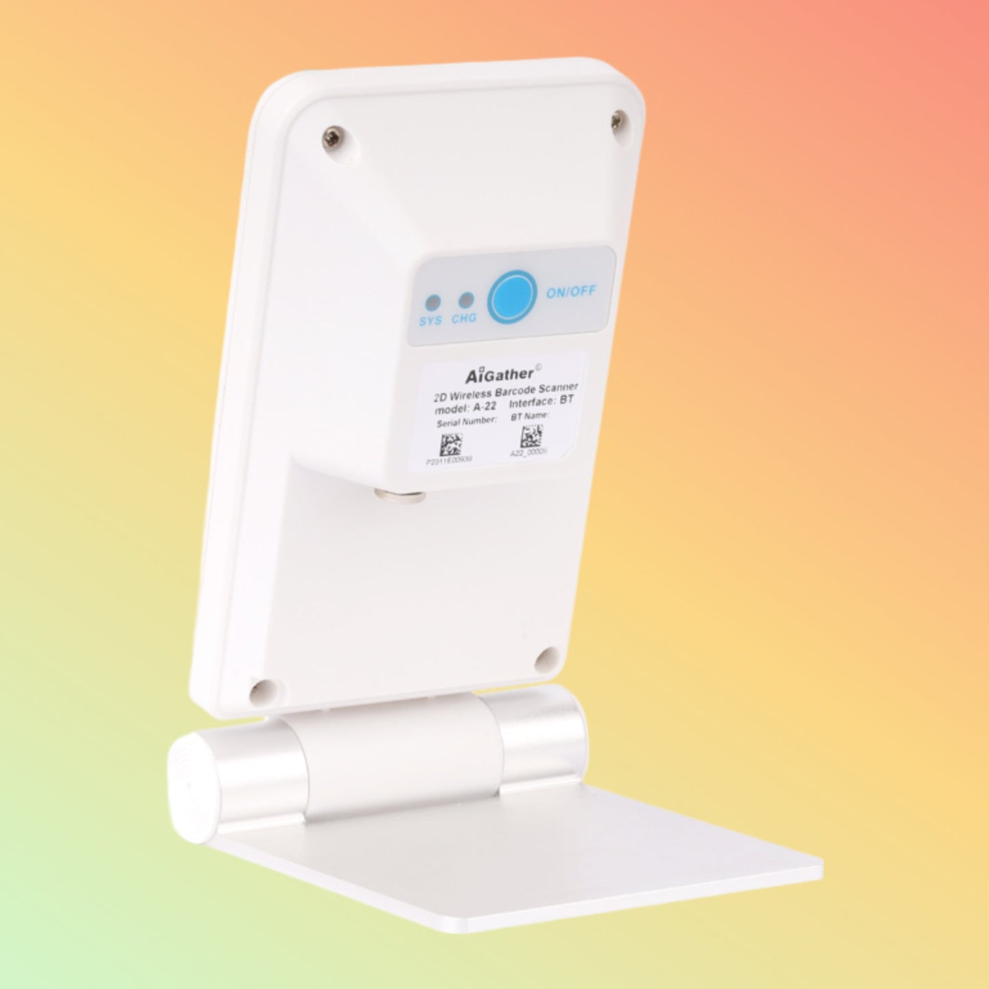 AiGather A-22 Desktop Wireless 2D Barcode Scanner