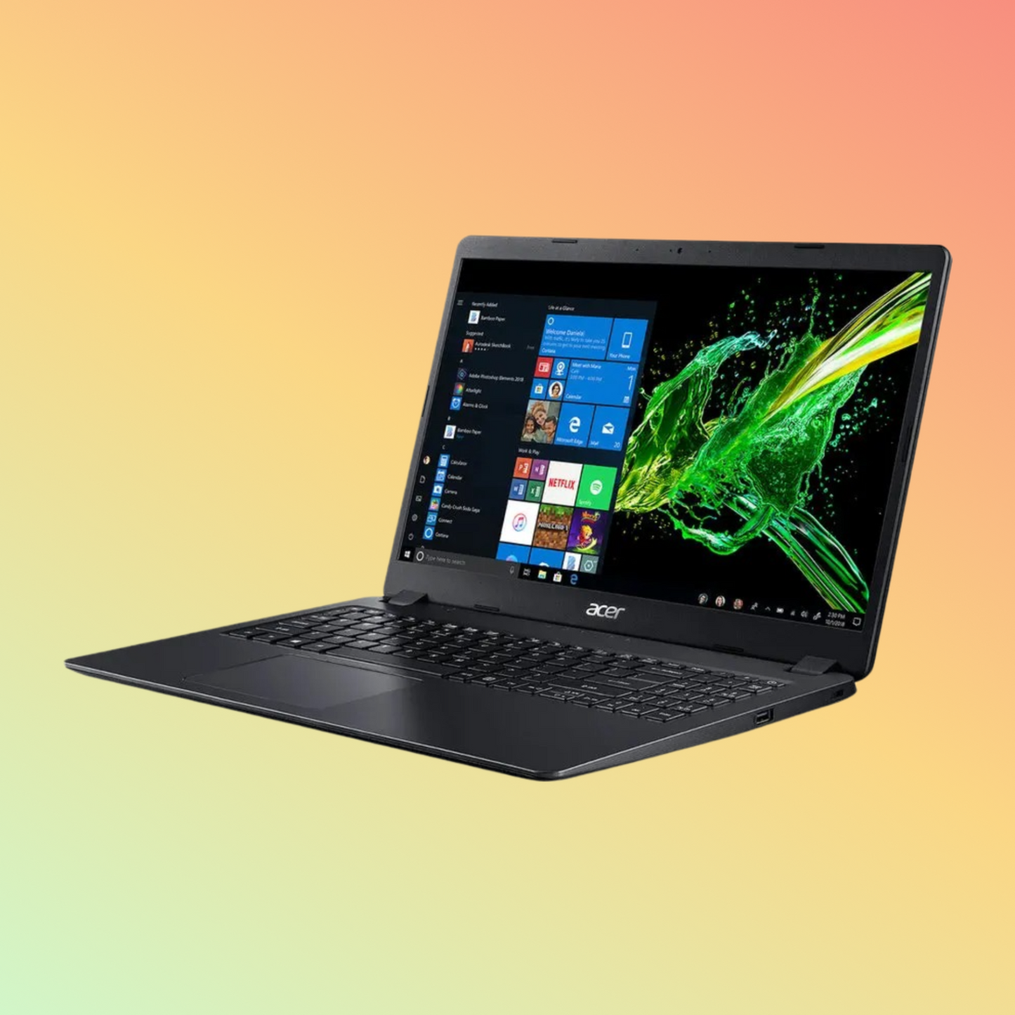 ACER ASPIRE 3 Laptop - AMD Ryzen 3 3250U, 8GB, 256GB SSD, 15.6" FHD