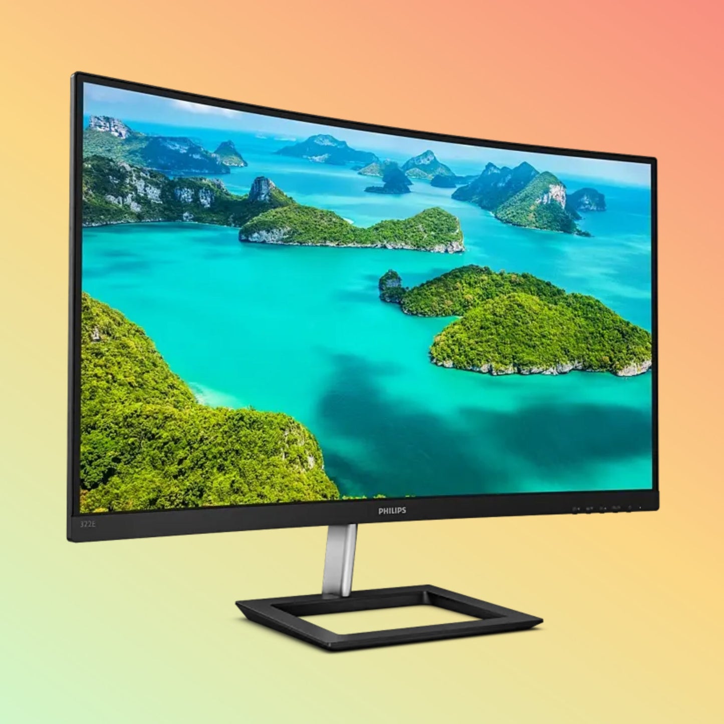 PHILIPS 322E1C Curved Monitor - 32" FHD (1920 x 1080), VA, HDMI, DP, VGA, 250 nits, 75 Hz