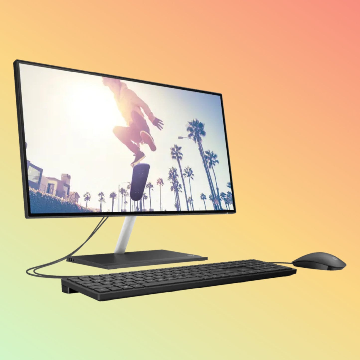 HP 24-CB1014NH ALL IN ONE - 12th Gen i7- 1255U, 8GB, 512GB SSD, 23.8'' FHD