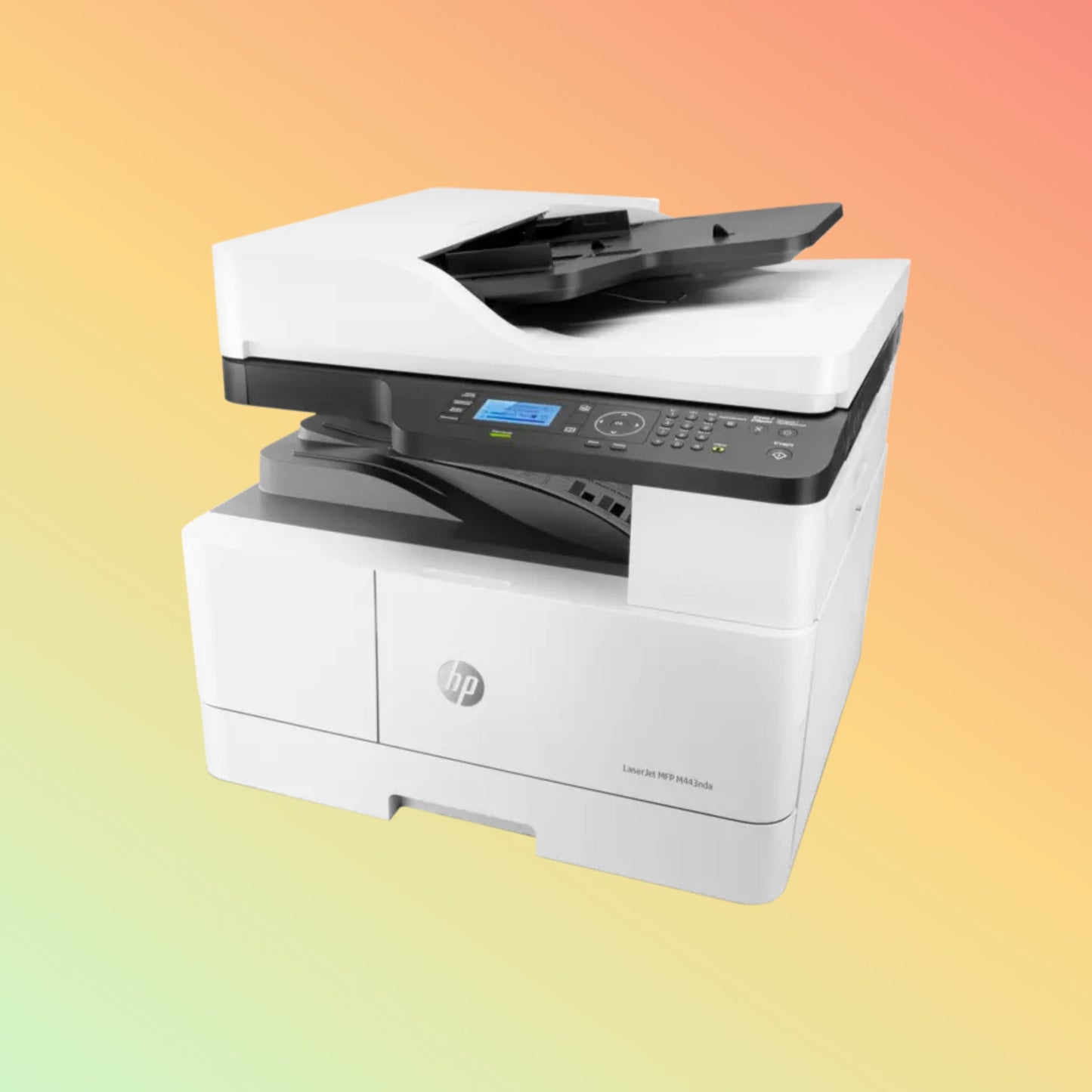 HP LaserJet MFP M443NDA Printer - A4, Print Copy Scan, 25 ppm, 1200 x 1200 dpi Resolution, 50,000 Pages Duty Cycle