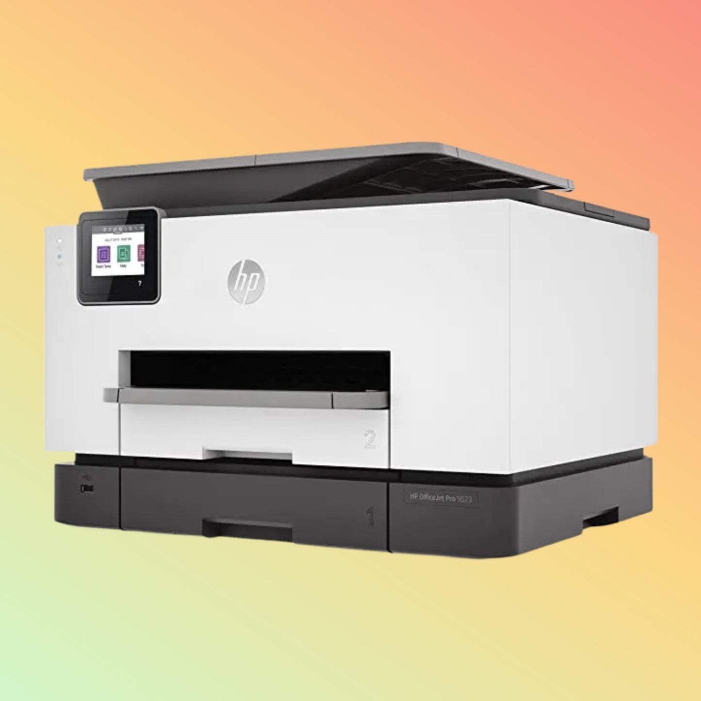 HP OfficeJet Pro 9023 Printer - Wireless, A4, Print Copy Scan Fax, 24 ppm, 1200 x 1200 rendered dpi Resolution, 30,000 Pages Duty Cycle, Black and Color