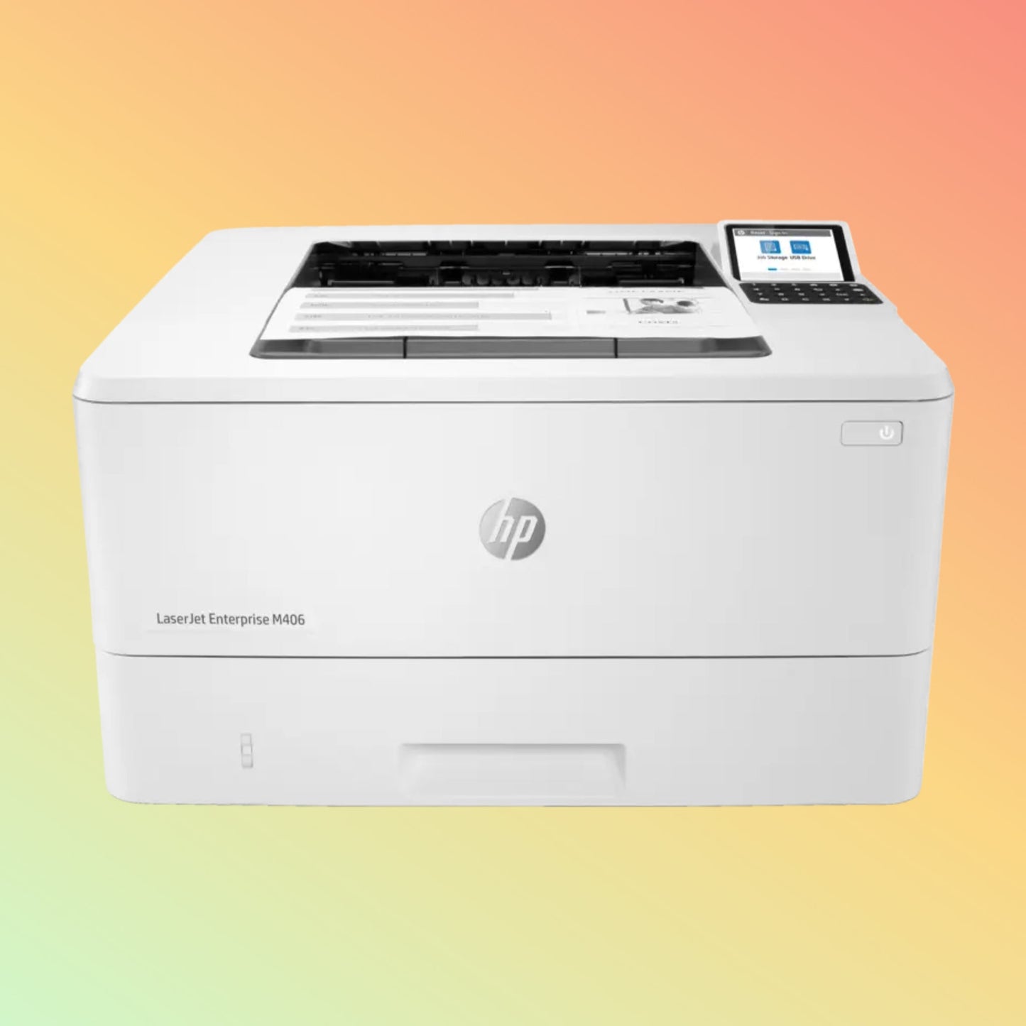 HP LaserJet Enterprise M406DN Printer - A4, Print, 38 ppm, 1200 x 1200 dpi Resolution, 100,000 Pages Duty Cycle