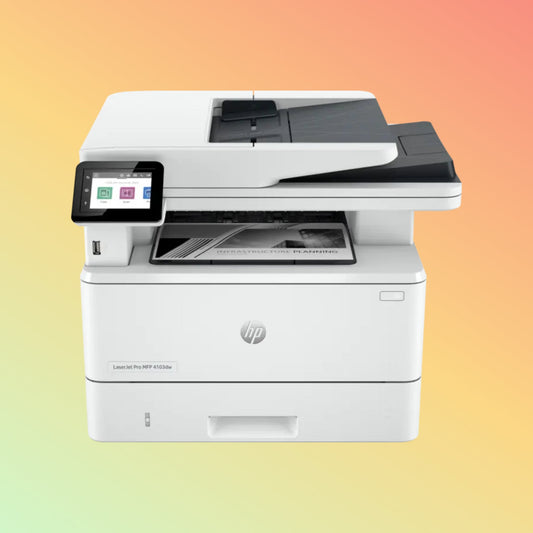 HP LaserJet Pro MFP 4103DW Printer - A4, Print Copy Scan, 42 ppm, 1200 x 1200 dpi Resolution, 80,000 Pages Duty Cycle