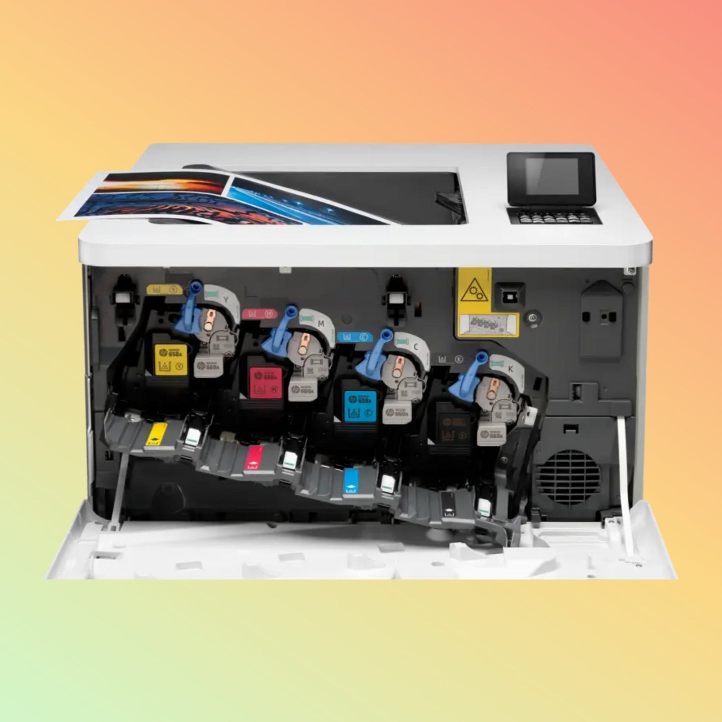 HP LaserJet Enterprise M652DN Printer - A4, Print, 50 ppm, 1200 x 1200 dpi Resolution, 100,000 Pages Duty Cycle, Black and Color