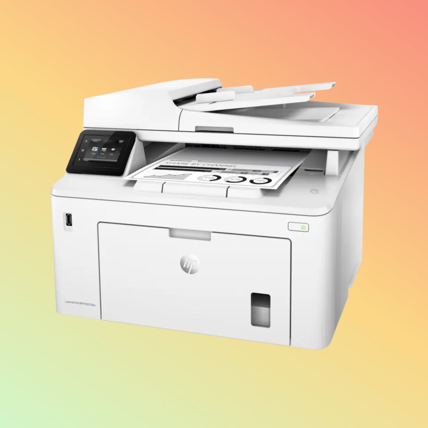 HP LaserJet Pro MFP M227FDW Printer - Wireless, A4, Print Copy Scan, 28 ppm, 1200 x 1200 dpi Resolution, 30,000 Pages Duty Cycle
