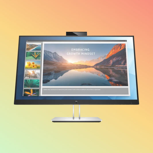 HP E24M G4 Monitor - 23.8" FHD (1920 x 1080), IPS, DP, HDMI, USB-C, RJ-45, 5MP, 300 nits, 75 Hz