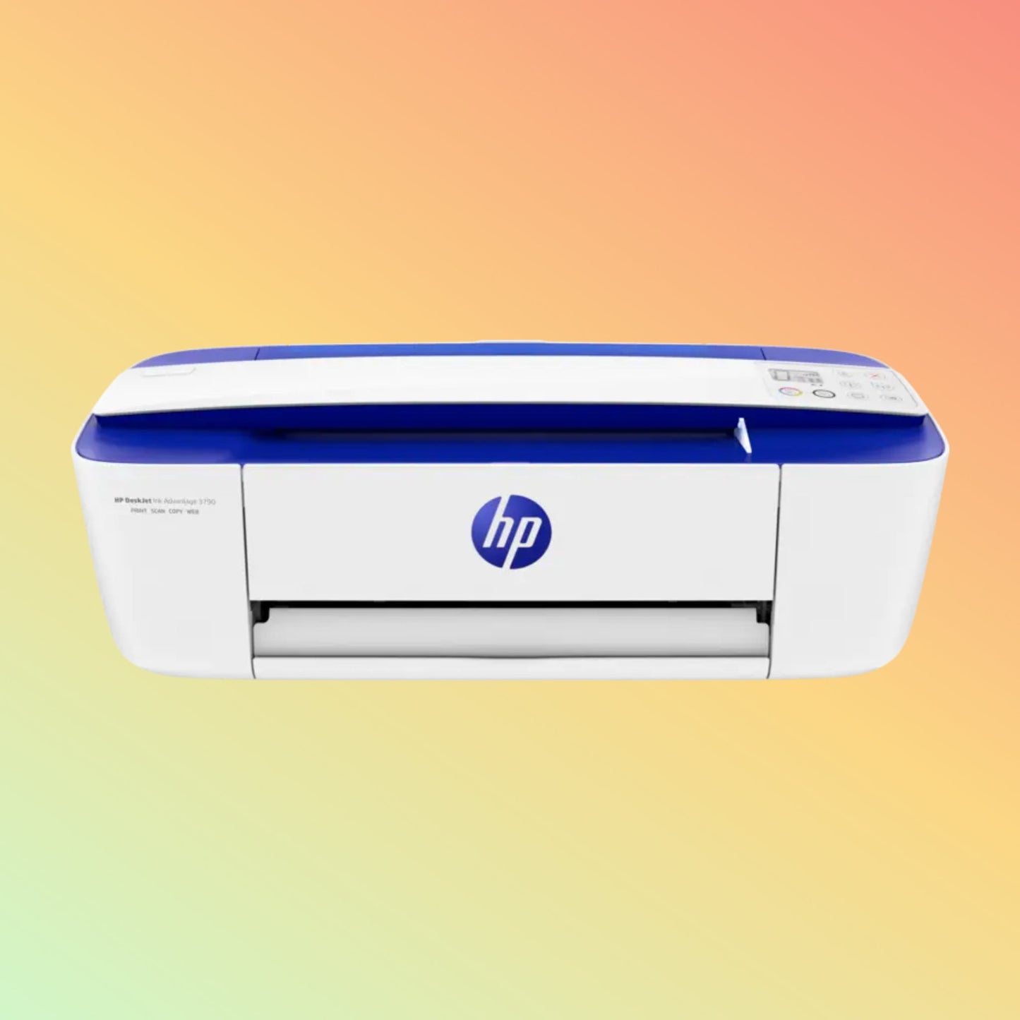 HP DeskJet Ink 3790 Printer - Wireless, A4, Print Copy Scan, 8 ppm, 1200 x 1200 rendered dpi Resolution, 1,000 Pages Duty Cycle, Black and Color