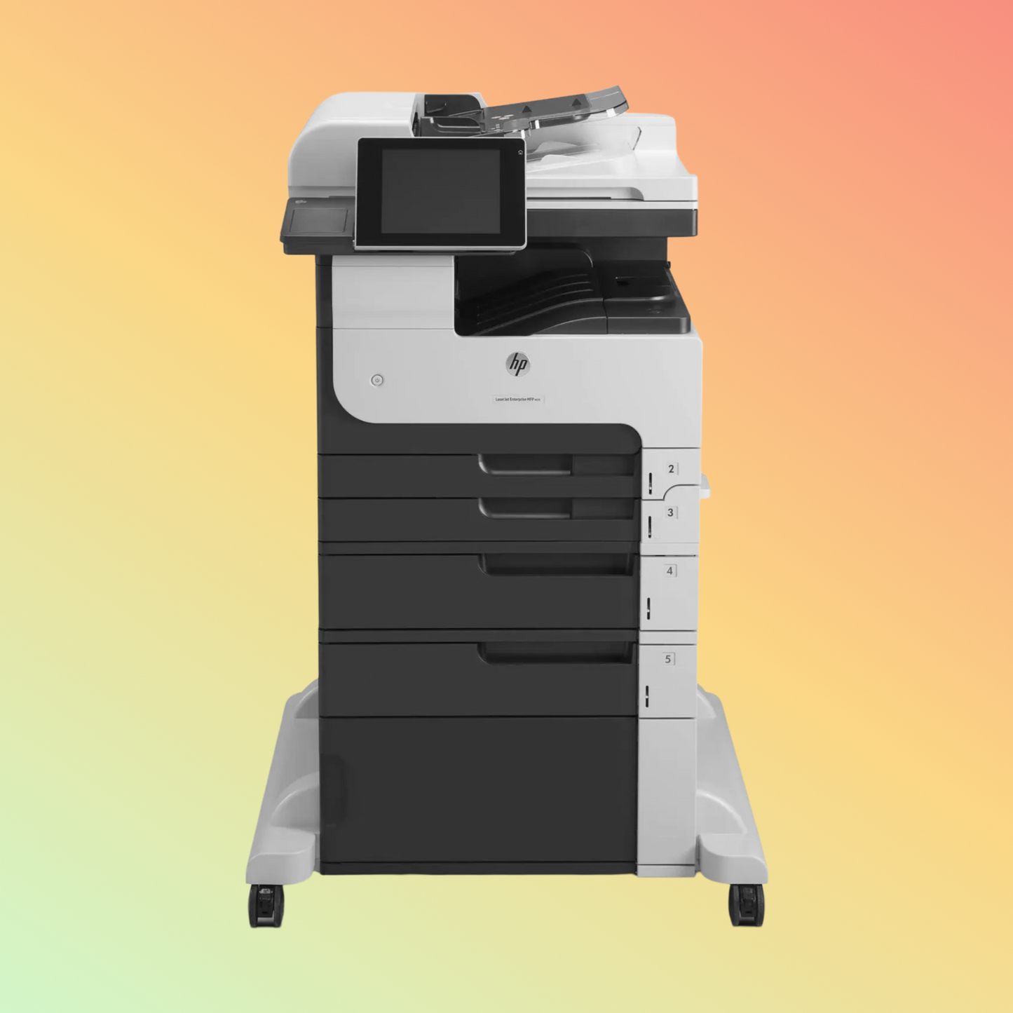 HP LaserJet Enterprise MFP M725F Printer - A4, Print Copy Scan Fax, 41 ppm, 1200 x 1200 dpi Resolution, 200,000 Pages Duty Cycle