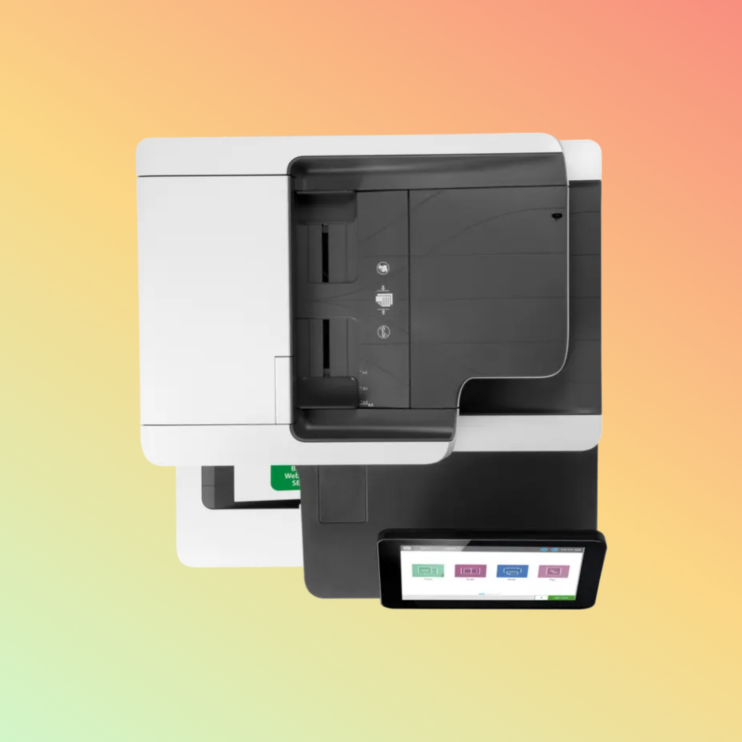 HP LaserJet Enterprise Flow MFP M578C Printer - A4, Print Copy Scan Fax, 38 ppm, 600 x 600 dpi Resolution, 80,000 Pages Duty Cycle, Black and Color