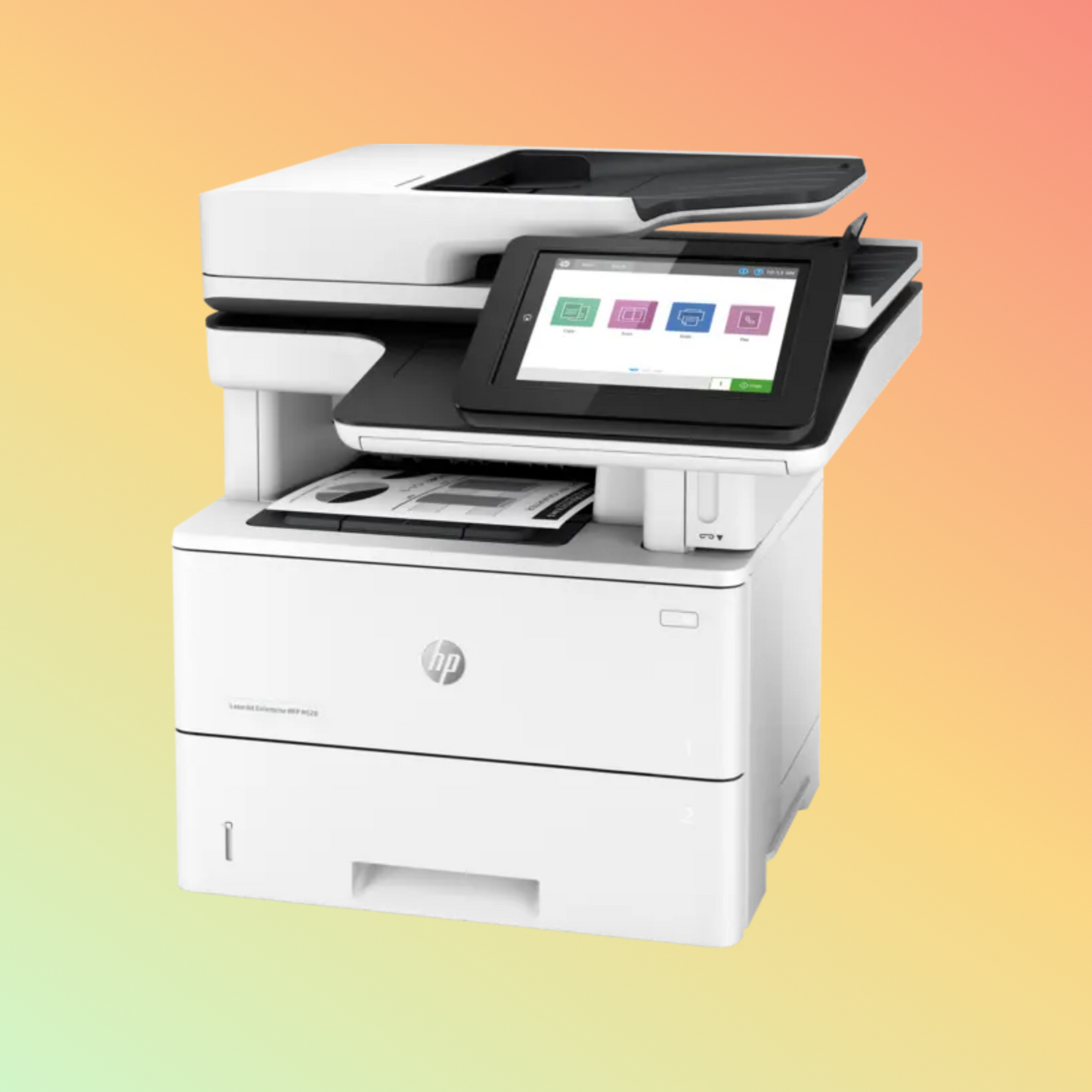 HP LaserJet Enterprise MFP M528F Printer - Wireless, A4, Print Copy Scan Fax, 43 ppm, 1200 x 1200 dpi Resolution, 150,000 Pages Duty Cycle