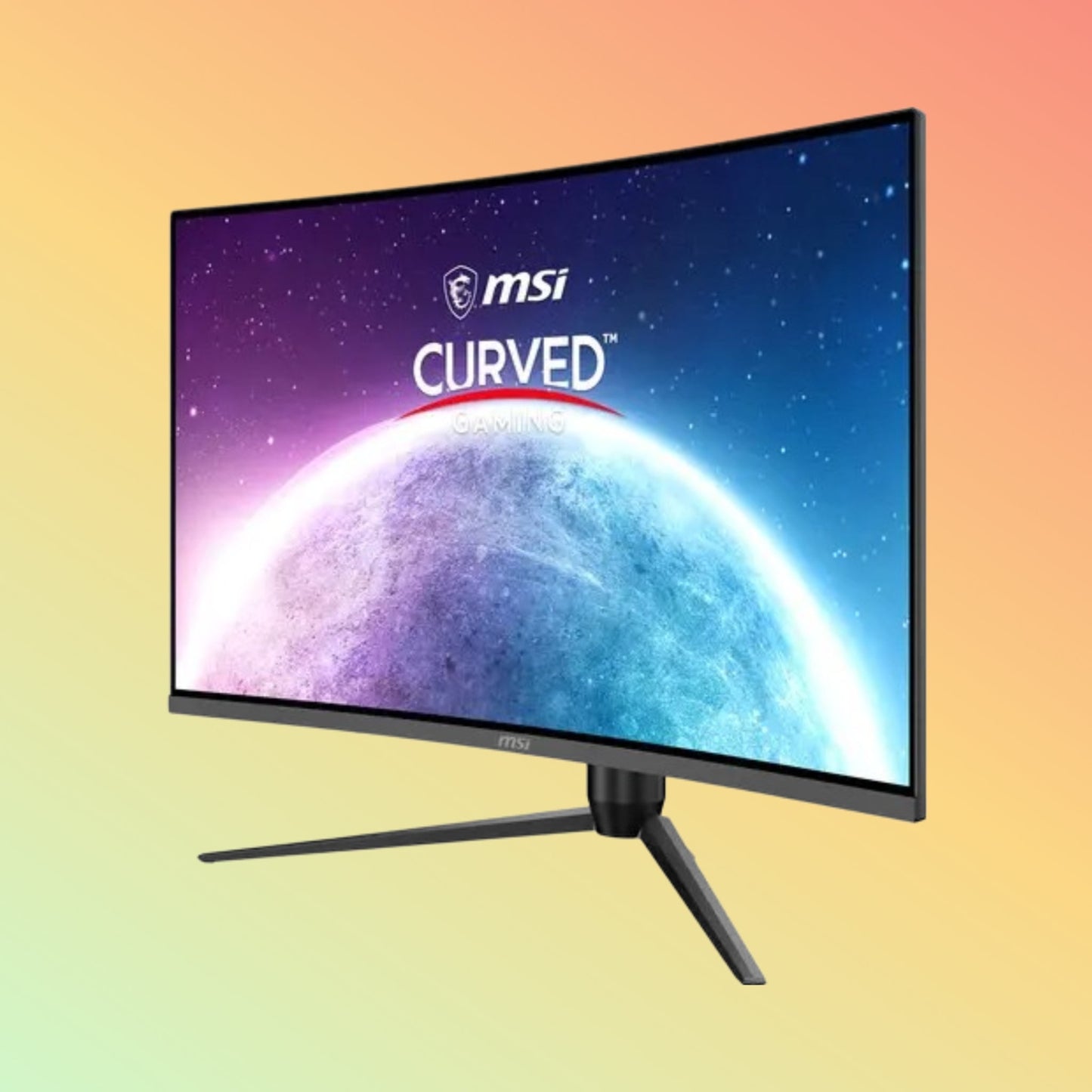 MSI G2422C Gaming Curved Monitor - 24" FHD (1920 x 1080), VA, Height, Tilt, HDMI, DP, 250 nits, 180 Hz