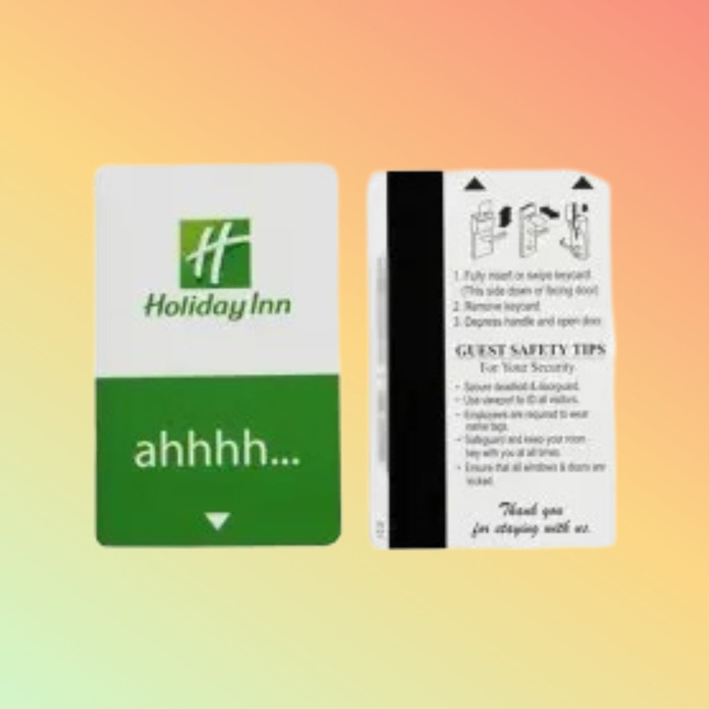 MIND magnetic stripe hotel door lock key cards