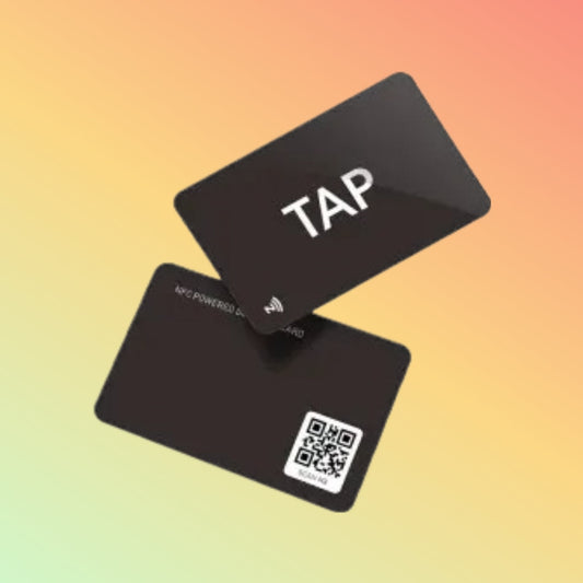 MIND Matte black NFC NTAG 215 NTAG 216 Social Media Digital Business Card