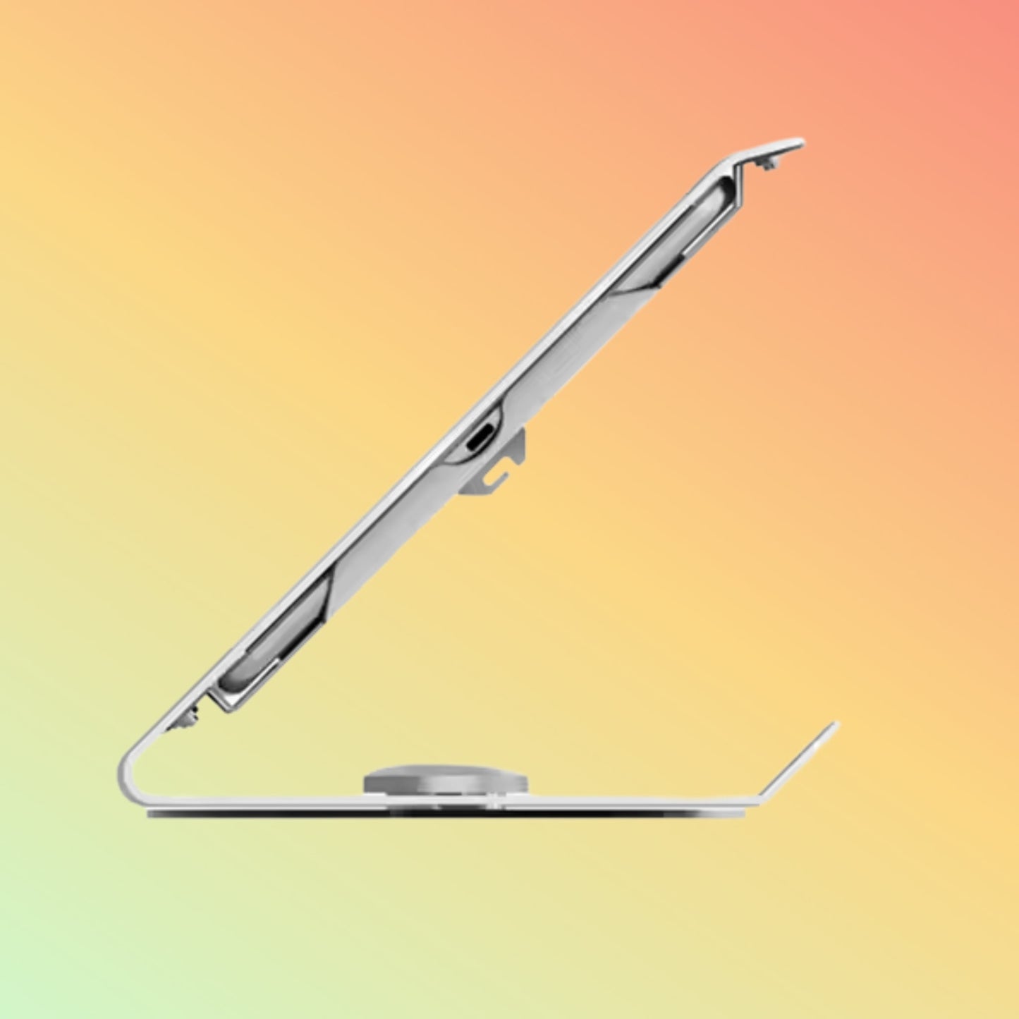 MAKEN Stylish Anti-Theft Metal Secure Tablet Enclosure Tabletop Rotating Tablet Stand For Ipad 10.2"