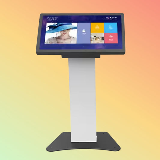 MAKEN 32 Inch Museum Indoor Interactive Advertising Equipment Touch Screen Stand Information Kiosk