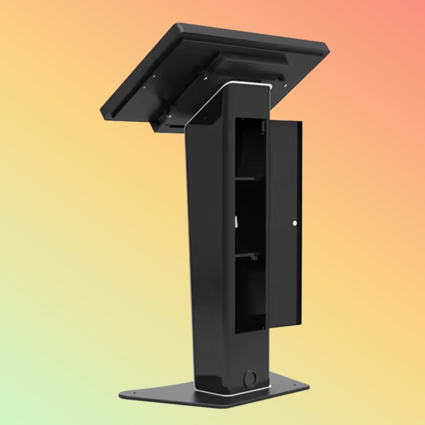 MAKEN 32 Inch Museum Indoor Interactive Advertising Equipment Touch Screen Stand Information Kiosk