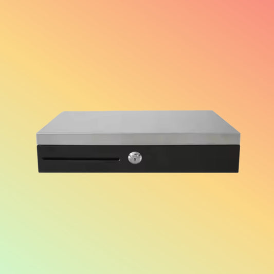 MAKEN FT-460 Stainless Steel Top Pos Money Box 6 Bills 8 Coins Fliptop Cash Drawer