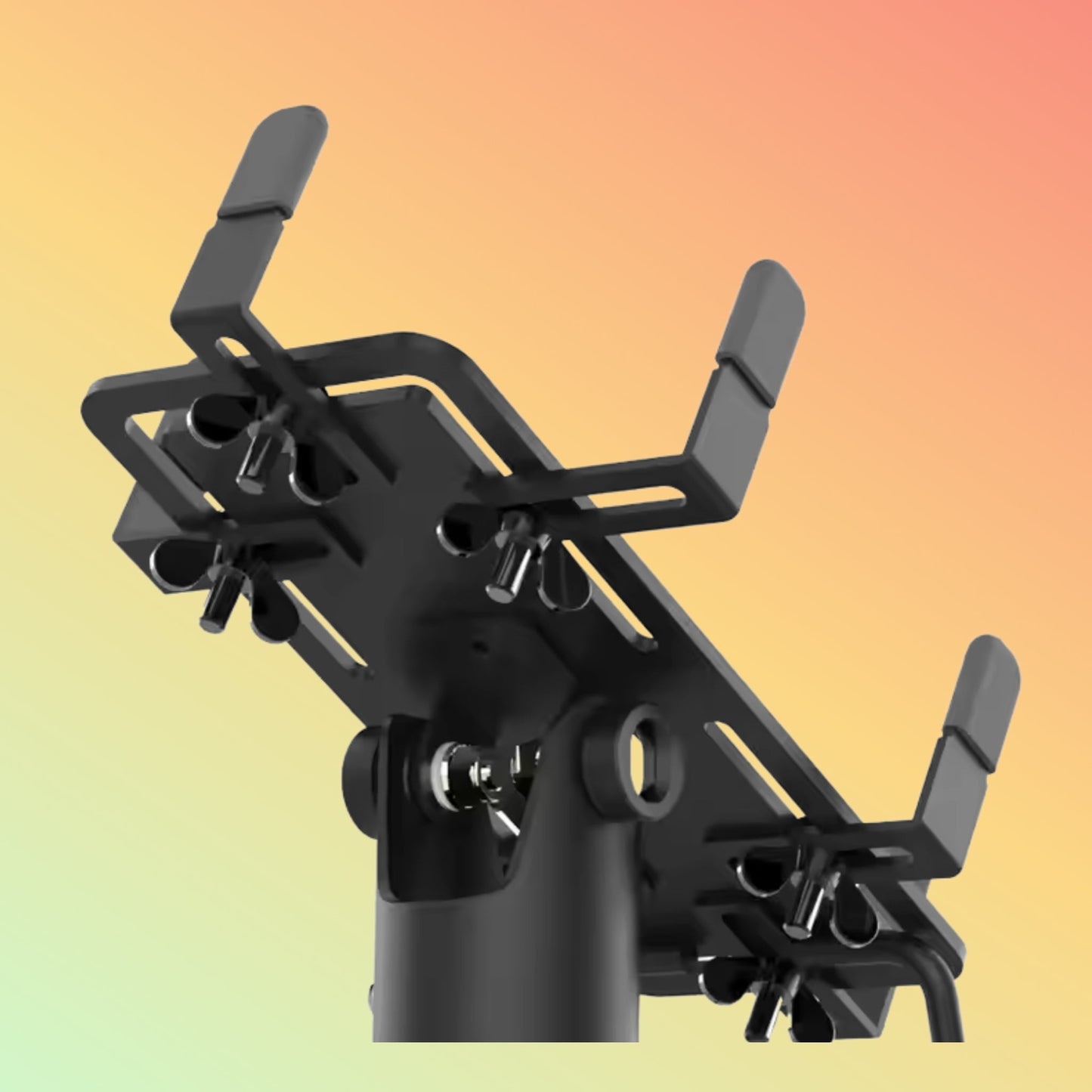 MAKEN Universal Adjustable Desktop POS Machine Holder POS Bracket Payment Stand for Credit Card