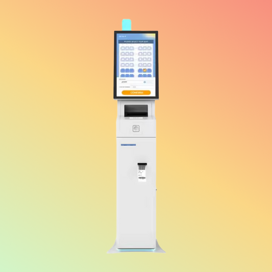 MAKEN Airport Interactive Passenger Self-Check-In Kiosk for Boarding Pass and Passport Reading
