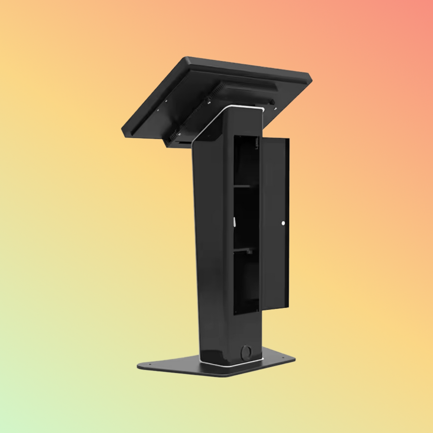 MAKEN Commercial Android floor standing 32 inch multimedia interactive information touch kiosk