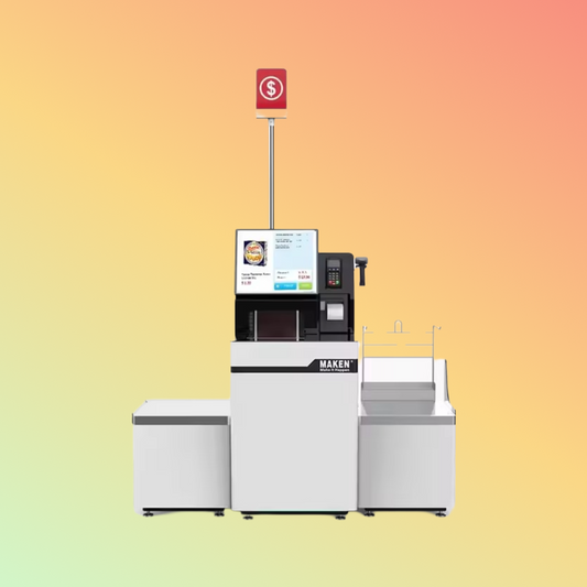 MAKEN 19Inch Payment Terminal Kiosk Automated Machines Selfservice Checkout Supermarket Equipment Self Checkout Payment