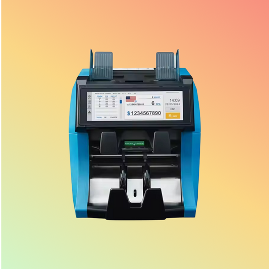 NUMEN Mixed Value Currency Denomination Portable Money Counter Machine with LED and TFT Display ROHS Certified