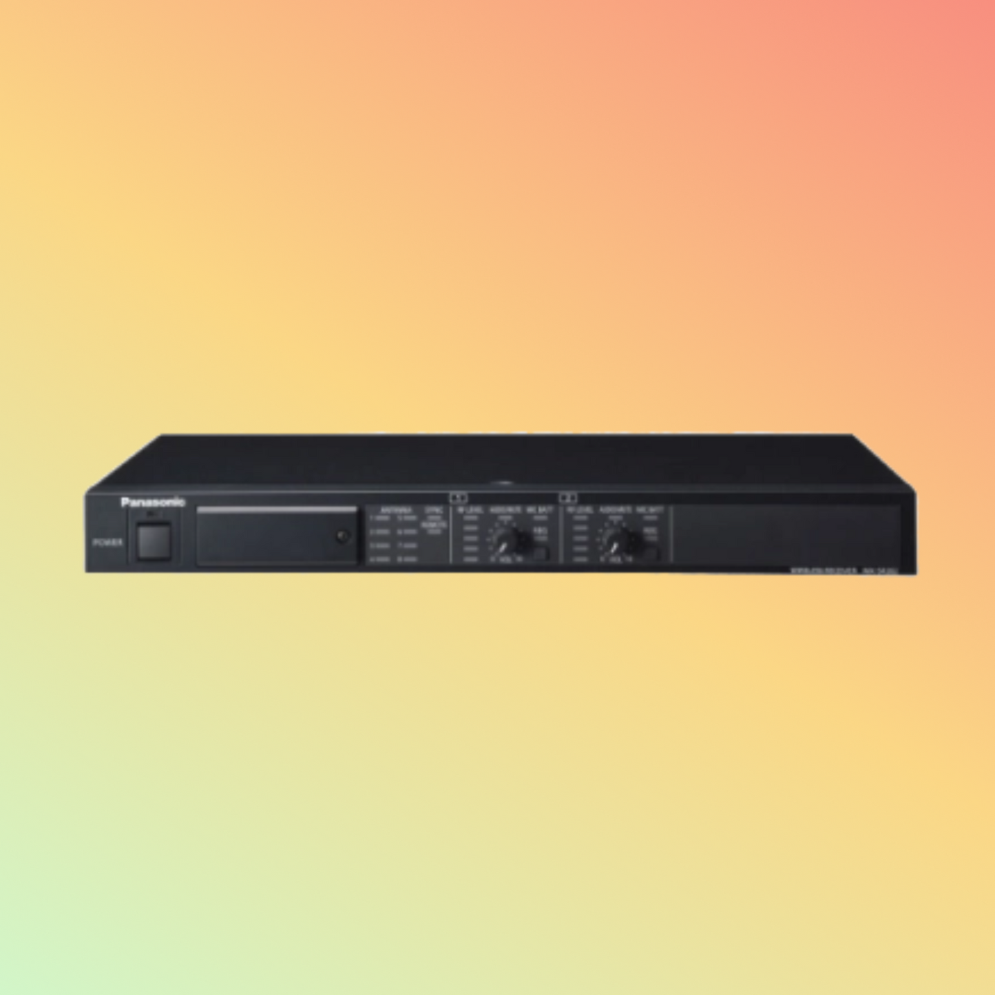 Panasonic connrct 2-Channel Dante Digital Wireless Mic Receiver Shiva Test