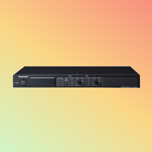 Panasonic connrct 2-Channel Dante Digital Wireless Mic Receiver Shiva Test