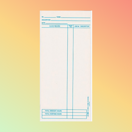 JC-6900 Time Cards