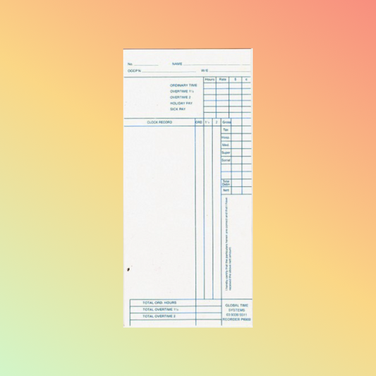 P-6900 Time Cards