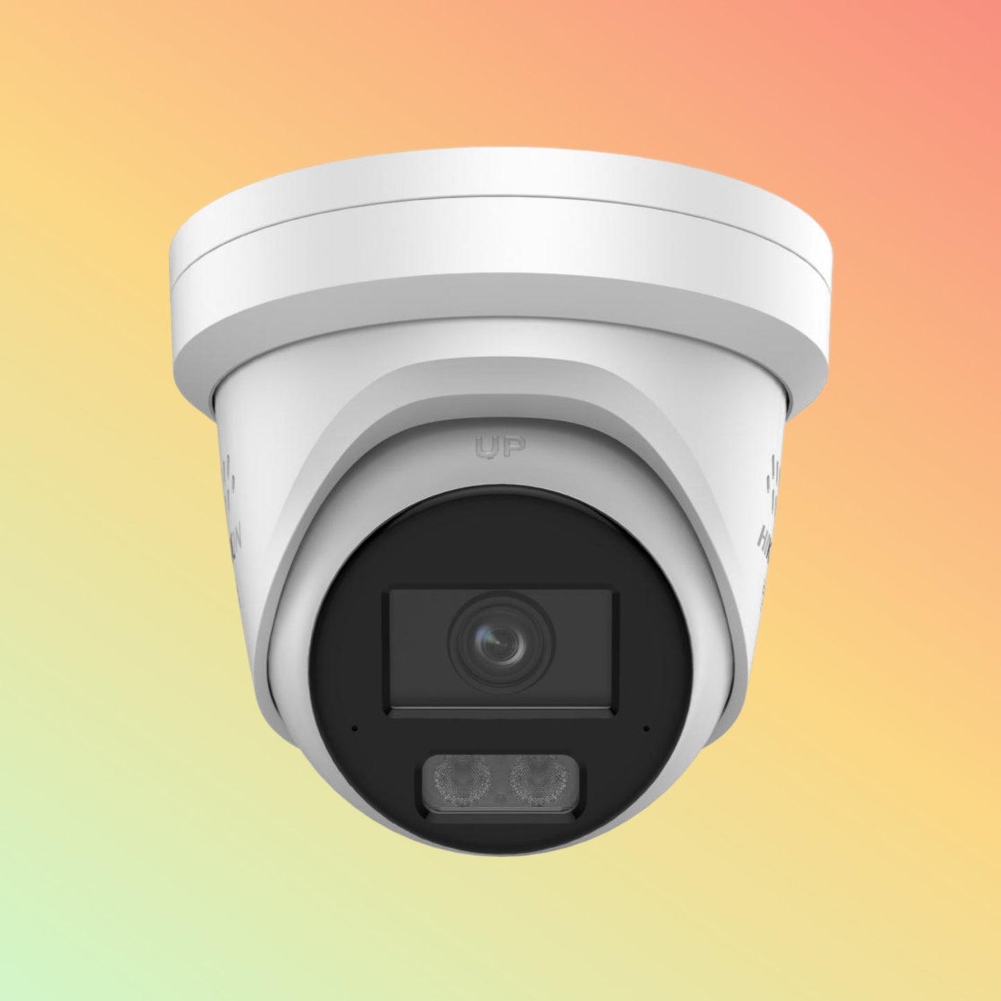 Hikvision DS-2CD3387G3-LISU/SL(Y) 8 MP AcuSense Strobe Light and Audible Warning Fixed Turret Network Camera