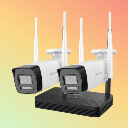 Hikvision IKS-2042BH-PH/W HiLook 2MP H.265 TWO bullet WiFi NVS Kit