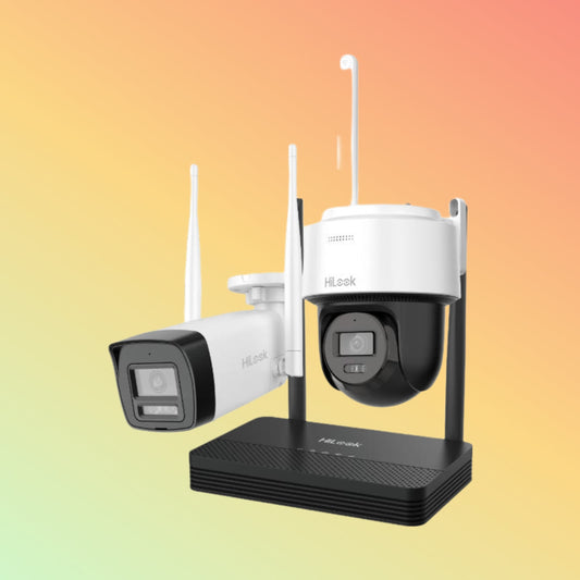 Hikvision IKS-2042BPH-PH/W HiLook 2MP H.265 One bullet + One PTDome WiFi NVS Kit
