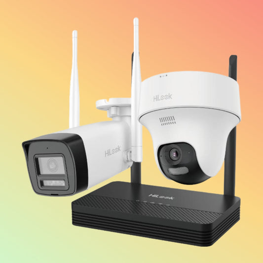 Hikvision IKS-2042BTH-PH/W HiLook 2MP H.265 One bullet + One turret WiFi NVS Kit