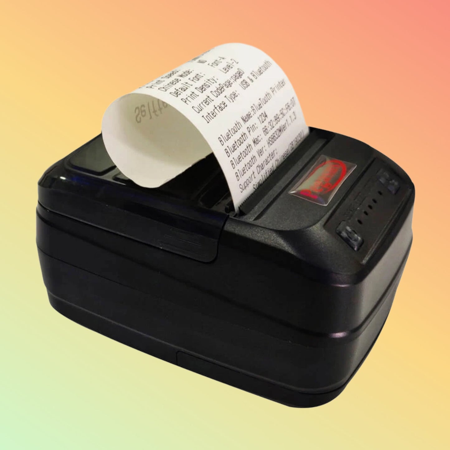 Pegasus PM5822 Portable Mini Thermal Printer