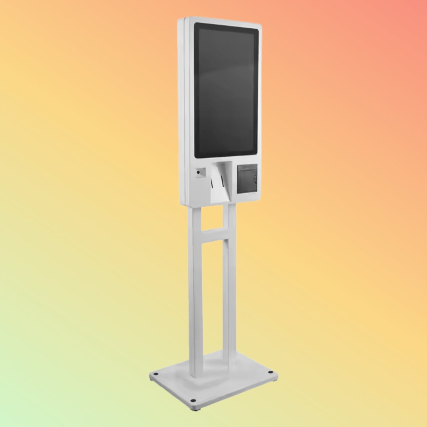 Vpos 27\" All-in-One POS Systems Terminal Touch Screen Self-Service Ordering Visa Card Cashless Payment Kiosk