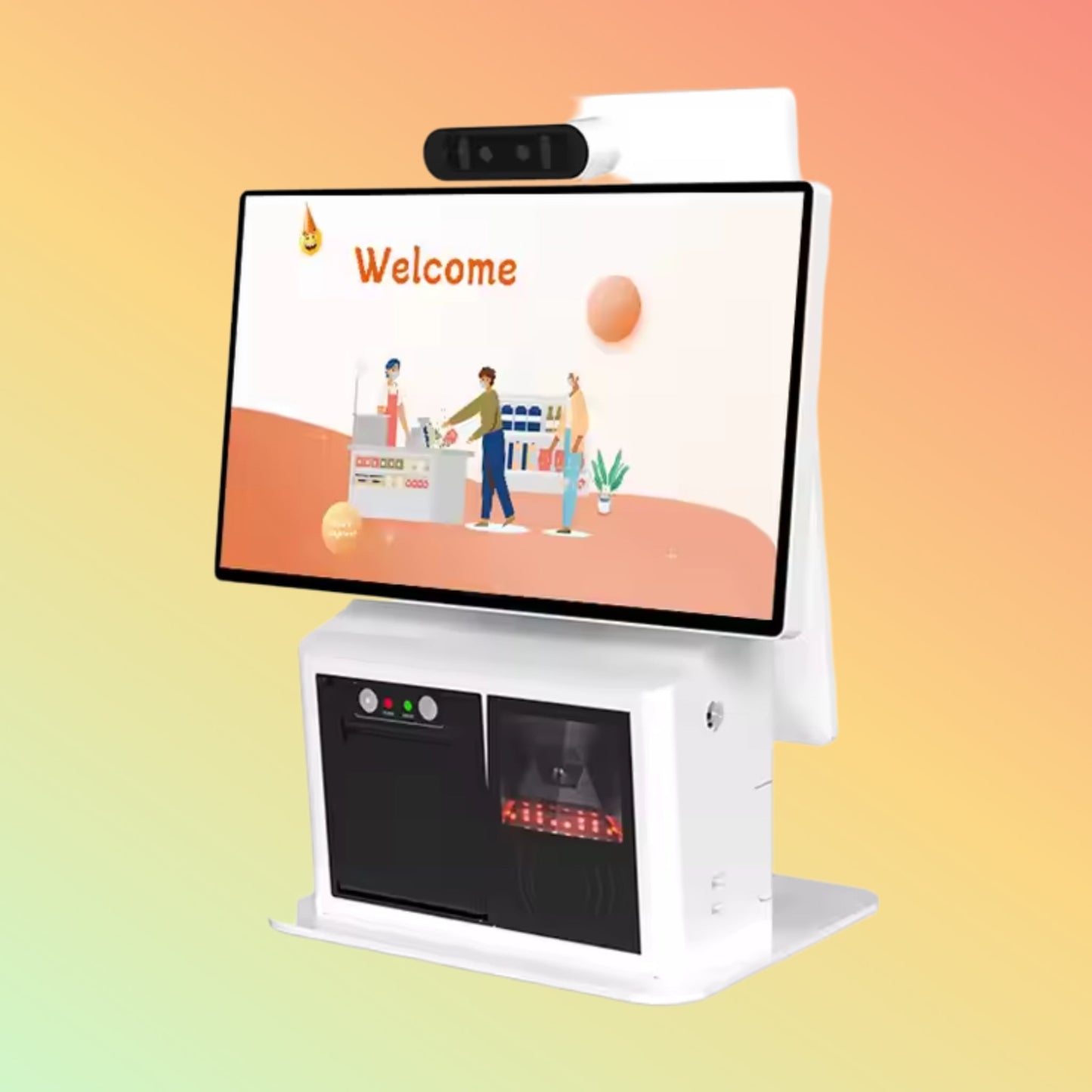 Vpos 15/18.5\" Windows/Android Touch Screen All-in-One Desktop POS Terminal System