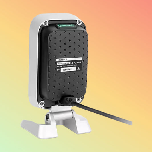 Vpos AK-9208H Wireless Desktop Scanner Vertical QR & 1D Barcode Reader