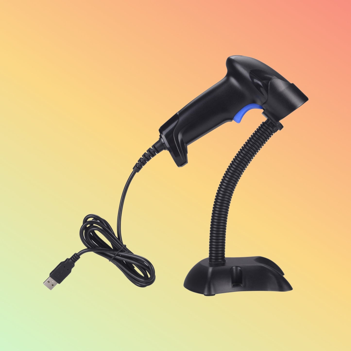 Ibocode 1D CCD Bar Code Scanner USB Wired Wireless Bluetooth Handheld Barcode Reader