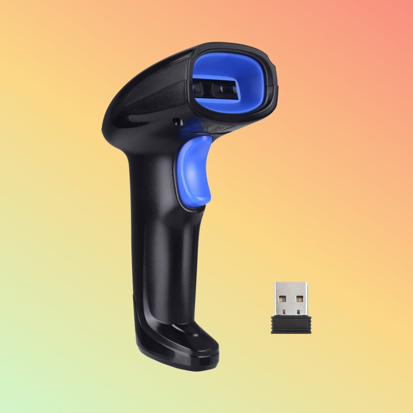 Ibocode 1D CCD Bar Code Scanner USB Wired Wireless Bluetooth Handheld Barcode Reader