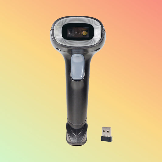 Ibocode Corded QR Code Reader 1D 2D Barcode Scanner Portable Wireless Barcode Reader For Inventory
