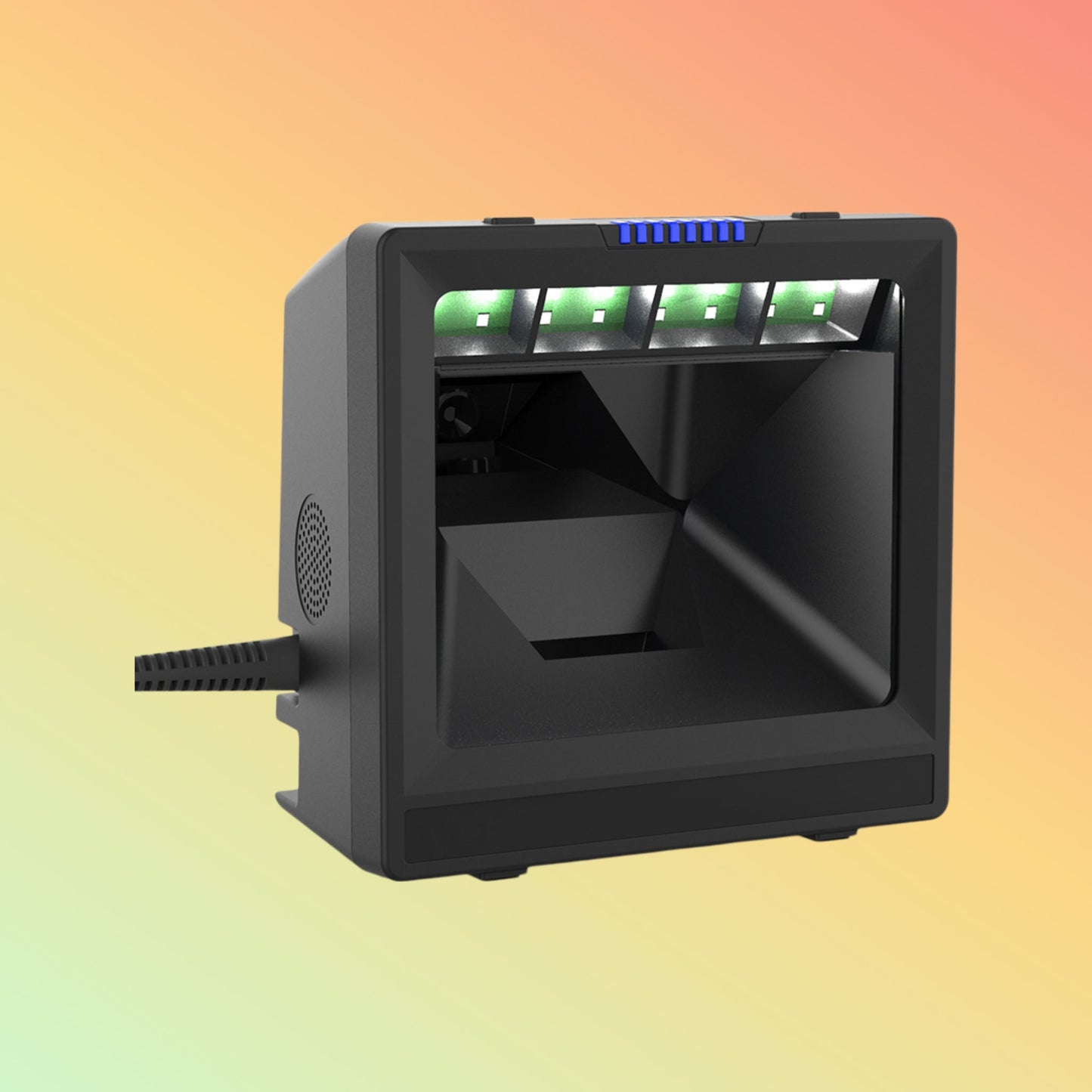 Ibocode Desktop 4mil 1280 * 800 CMOS 1D 2D Omni-Directional Bar Code Scanner Barcode Reader for Supermarket