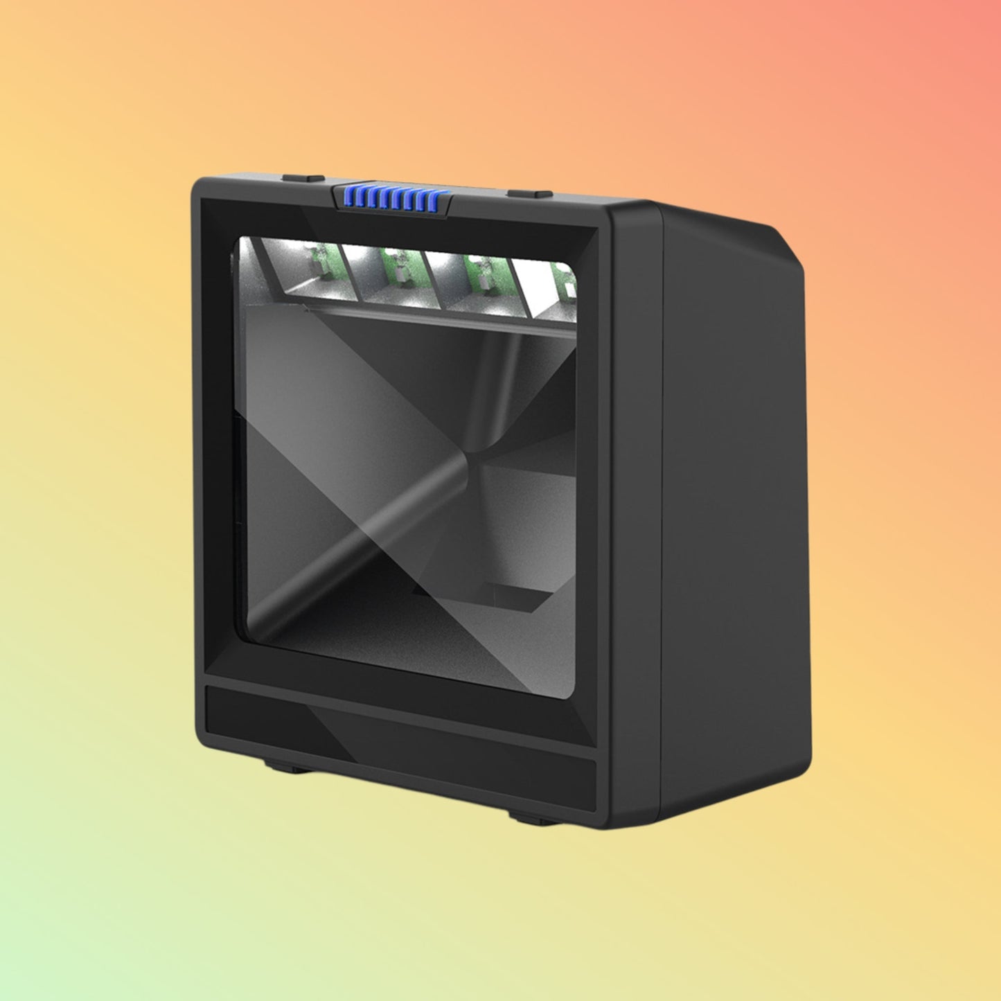 Ibocode Desktop 4mil 1280 * 800 CMOS 1D 2D Omni-Directional Bar Code Scanner Barcode Reader for Supermarket