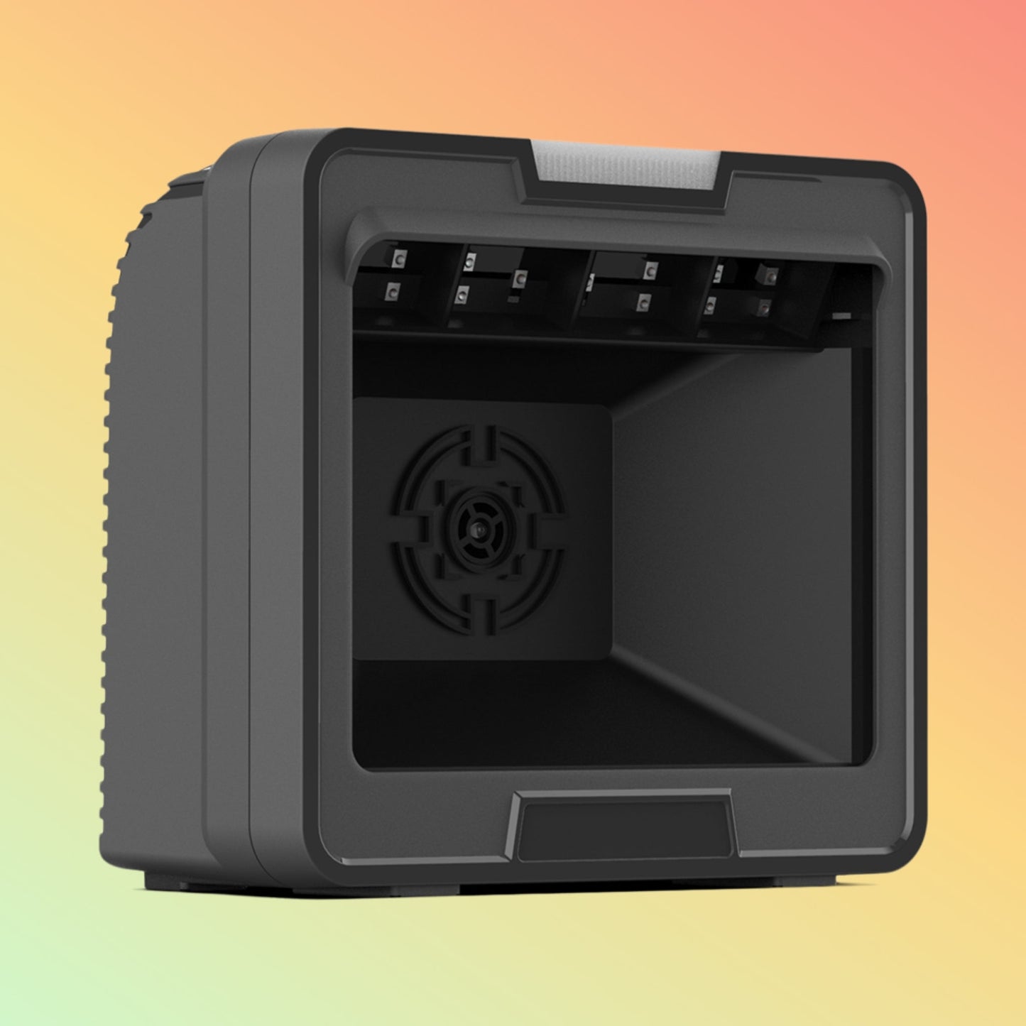 Ibocode Omni-directional Desktop Scanner: 1D/2D QR, 1280x800 Wide Window.