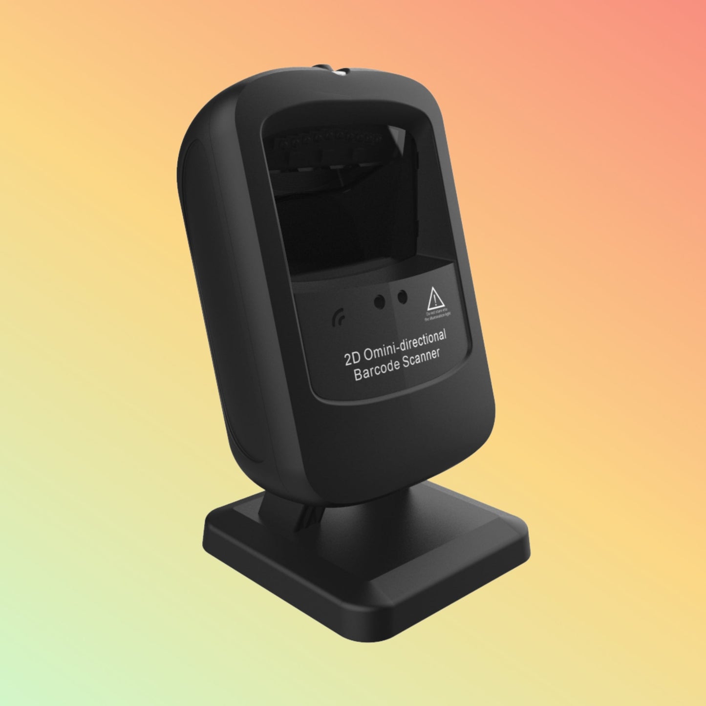 Ibocode Omni-directional 1D/2D Desktop Barcode Scanner for Supermarkets