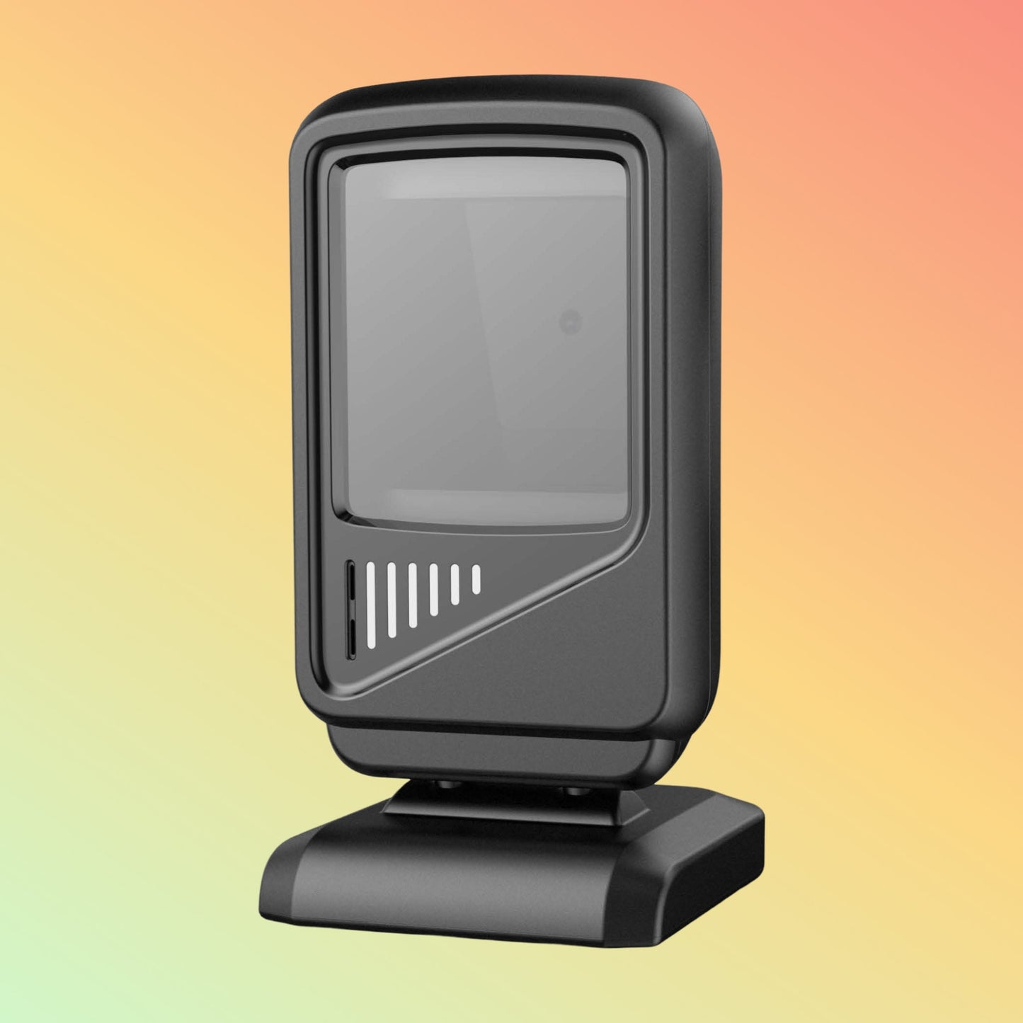 Ibocode Fashionable USB Desktop Omni-directional 1D/2D Barcode Scanner