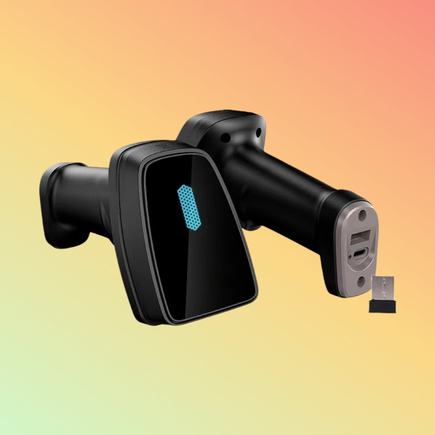 Ibocode QuickScan 1D/2D Bluetooth Barcode Reader, USB Wired/Wireless